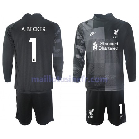 Maillot de Foot Liverpool Alisson Becker 1 Gardien Troisième 2021-22 Manches Longues - Enfant Maillot de Foot Liverpool Alisson Becker 1 Gardien Troisième 2021-22 Manches Longues - Enfant